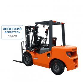 Бензиновый погрузчик CPQD35-RC1K2 с японским двигателем и тремя линиями гидравлики