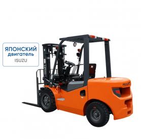 Дизельный погрузчик CPCD30-WS1K2 с японским двигателем, свободным подъемом и боковым смещением вил